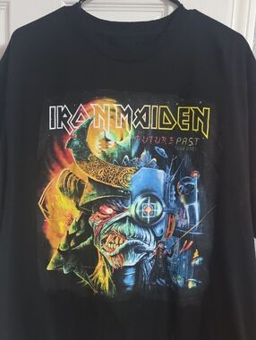 Iron Maiden "Future Past" Tour Graphic Tee - Black